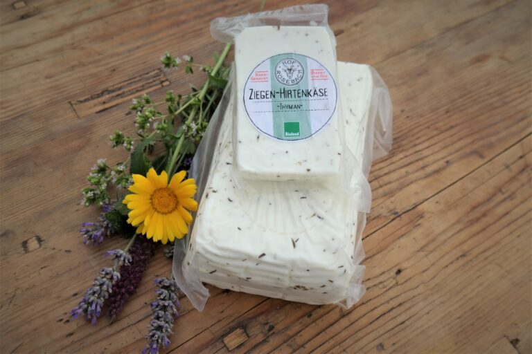 Ziegenkäse zum Grillen mit Thymian