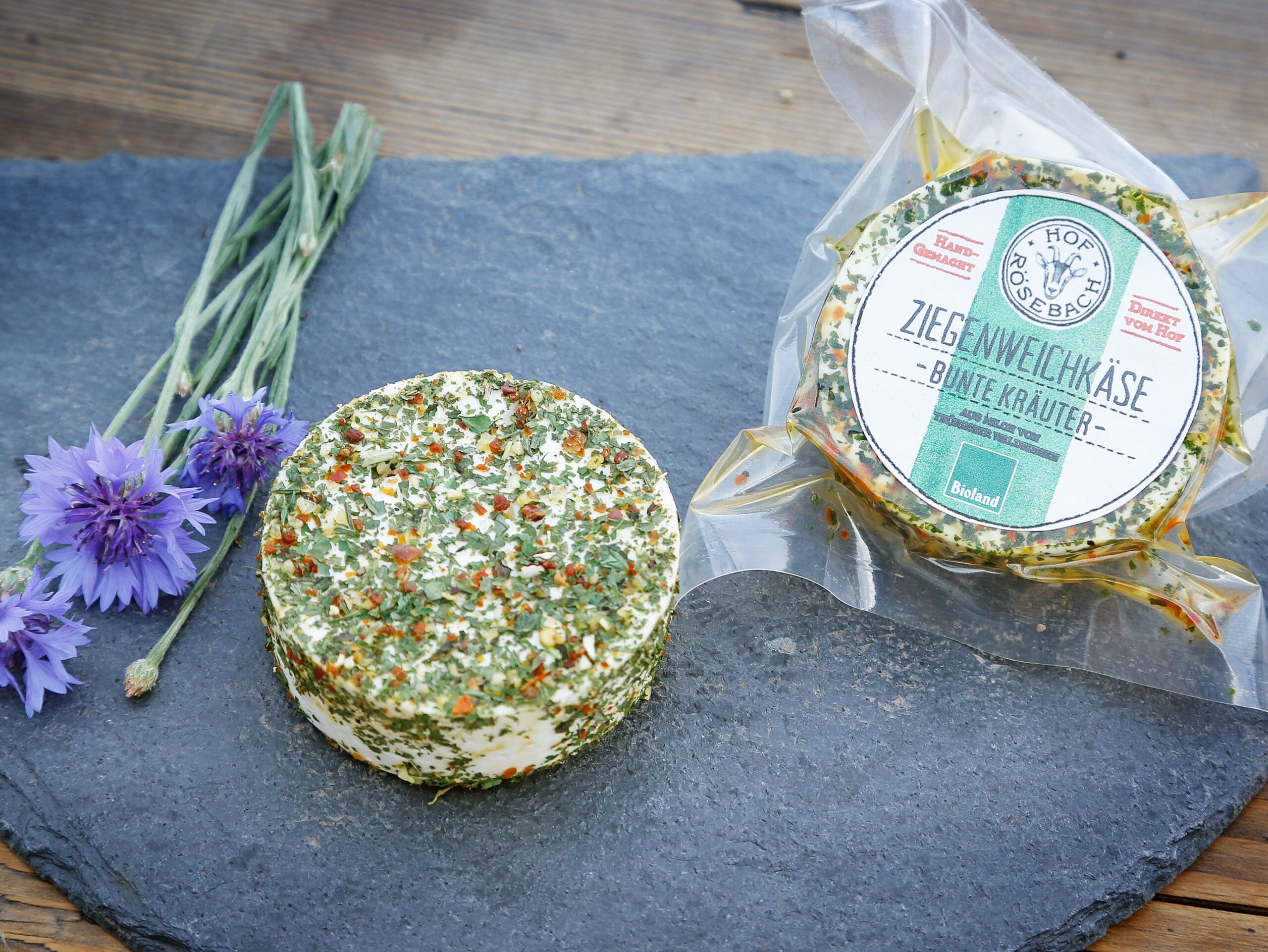 Ziegen Weichkäse Bunte Kräuter